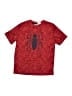 Marvel 100% Polyester Red Short Sleeve T-Shirt Size 8 - photo 1