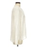 Point Sur 100% Silk Ivory Long Sleeve Silk Top Size M - photo 4