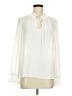 J.Crew 100% Polyester Ivory Long Sleeve Blouse Size M - photo 1