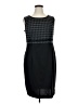 Danny And Nicole Houndstooth Black Cocktail Dress Size 16 - photo 1