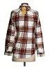 Weatherproof Plaid Brown Long Sleeve Button-Down Shirt Size S - photo 2