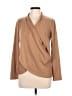 1.State Tan Long Sleeve Blouse Size M - photo 1