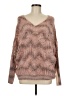 World Market 100% Polyester Chevron-herringbone Brown Pullover Sweater One size - photo 1