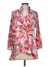 Sunny Leigh 100% Polyester Pink 3/4 Sleeve Blouse Size L - photo 1