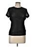 Guess Metallic Black Short Sleeve T-Shirt Size L - photo 1
