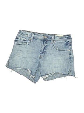 Cosmic Blue Love Denim Shorts (view 1)