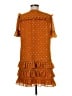 Point Sur 100% Polyester Orange Casual Dress Size 6 - photo 2