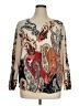 Chico's Paisley Tan Pullover Sweater Size XL (3) - photo 1