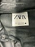Zara 100% Polyester Black Trenchcoat Size S - photo 6