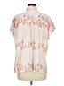 Rails Floral Ivory Short Sleeve Blouse Size M - photo 2