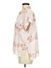 Rails Floral Ivory Short Sleeve Blouse Size M - photo 5