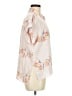 Rails Floral Ivory Short Sleeve Blouse Size M - photo 4