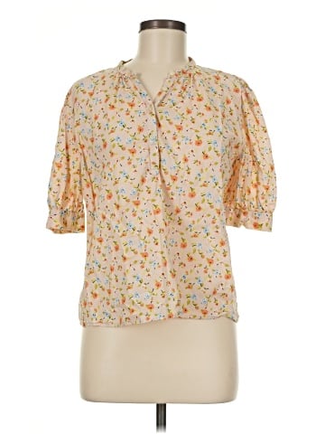 Ann Taylor LOFT Outlet Short Sleeve Blouse (view 1)