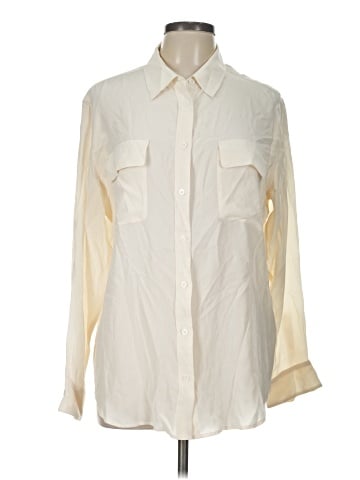 Equipment Long Sleeve Button-Down Shirt (view 1)