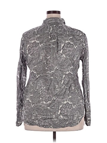 Lauren by Ralph Lauren Long Sleeve Button-Down Shirt (view 2)