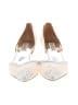 Badgley Mischka Metallic Silver Heels Size 6 1/2 - photo 2
