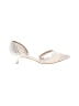 Badgley Mischka Metallic Silver Heels Size 6 1/2 - photo 1