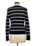 Gap 100% Cotton Stripes Black Pullover Sweater Size M - photo 2