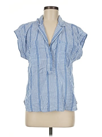 Ann Taylor LOFT Outlet Short Sleeve Blouse (view 1)