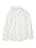 Cat & Jack Solid Ivory Long Sleeve Button-Down Shirt Size 12 - 14 - photo 1