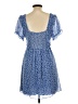 B. Darlin 100% Polyester Paisley Blue Casual Dress Size 11 - 12 - photo 2