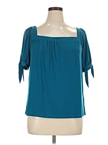 MICHAEL Michael Kors Short Sleeve Blouse (view 1)