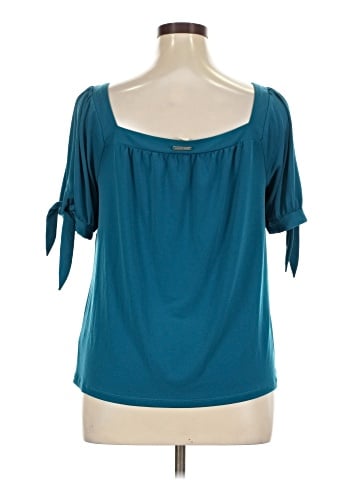 MICHAEL Michael Kors Short Sleeve Blouse (view 2)