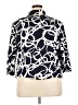 Dialogue Print Blue Jacket Size 2X - photo 2
