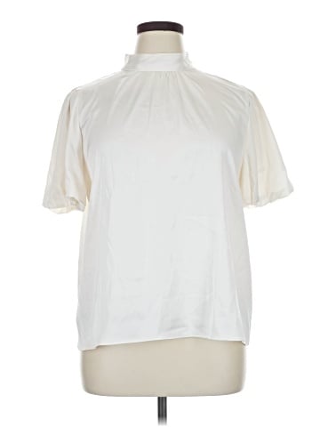 Worthington Short Sleeve Blouse (view 1)