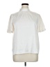 Worthington 100% Polyester Ivory Short Sleeve Blouse Size XL - photo 1