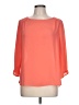 The Limited 100% Polyester Orange 3/4 Sleeve Blouse Size L - photo 1