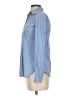 Ann Taylor Stripes Blue Long Sleeve Button-Down Shirt Size 0 - photo 5