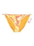Xhilaration Tropical Yellow Swimsuit Bottoms Size XL - photo 1