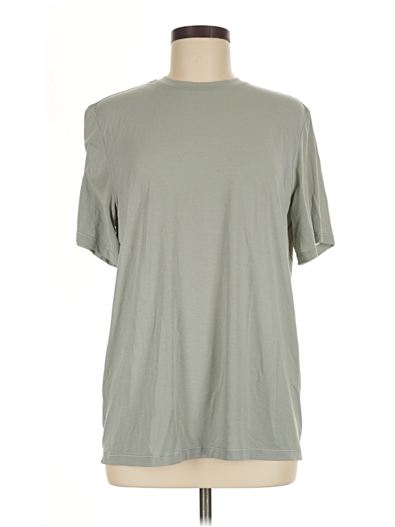 Pre-owned Lululemon Athletica Short Sleeve T-shirt In Teal