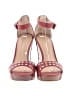 Via Spiga 100% Leather Red Wedges Size 7 - photo 2
