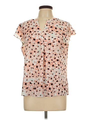 Calvin Klein Short Sleeve Blouse (view 1)