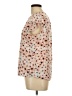 Calvin Klein 100% Polyester Floral Pink Short Sleeve Blouse Size L (estimated) - photo 5