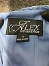 Alex Evenings 100% Polyester Paisley Blue Cocktail Dress Size 4 - photo 7
