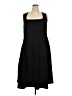 City Chic Solid Black Casual Dress Size 20 Plus (L) - photo 1