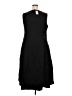 City Chic Solid Black Casual Dress Size 20 Plus (L) - photo 2