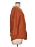 MULTIPLES Solid Brown 3/4 Sleeve T-Shirt Size L - photo 4