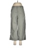 Lands' End Solid Green Cargo Pants Size 8 - photo 1