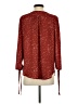 Fun2Fun 100% Polyester Burgundy Long Sleeve Blouse Size M - photo 2