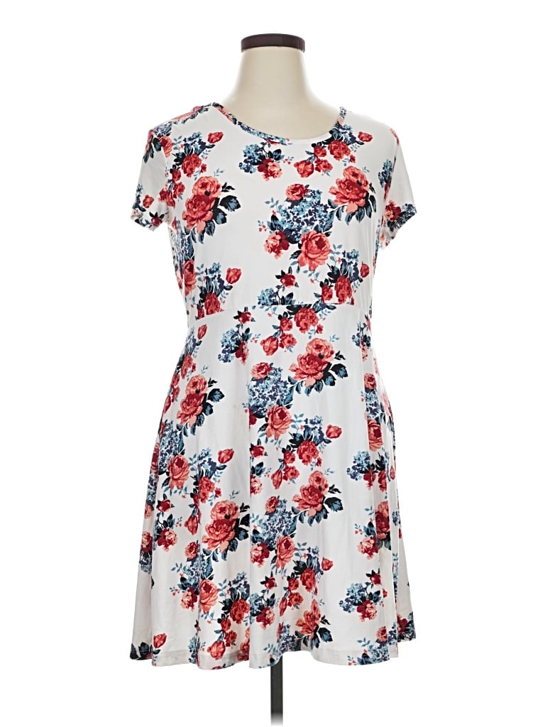 Pre-owned Bobbie Brooks Casual Dress In White