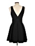 Eight Sixty Solid Black Cocktail Dress Size L - photo 2