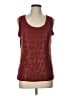 Studio Y Burgundy Sleeveless Top Size L - photo 1