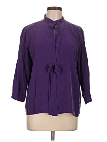 Fendi 3/4 Sleeve Silk Top (view 1)