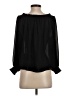 New Look 100% Polyester Black 3/4 Sleeve Blouse Size 4 - photo 2