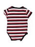 Puma 100% Cotton Stripes Red Short Sleeve Onesie Size 6-9 mo - photo 2
