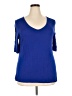 Como Vintage Blue Short Sleeve Top Size XXL - photo 1